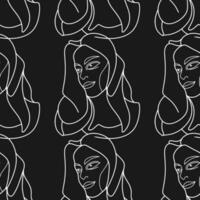 Woman Abstract Silhouette Vector Bundle. Stunning Hand-Drawn Minimalistic Abstract Designs of Faces, Hands, and Shapes