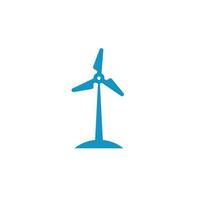 windmill logo vector energy air conditioning technology