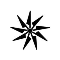 windmill logo vector energy air conditioning technology