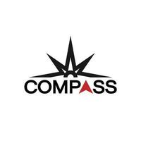 compass logo vector outdoor triangle arrow technology navigator