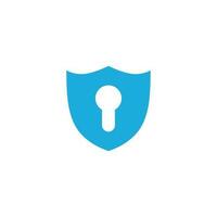 security logo technology company, shield security data vector