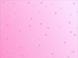 Love's Silver Day. Pink background vector