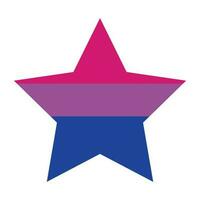 Bisexual pride flag vector