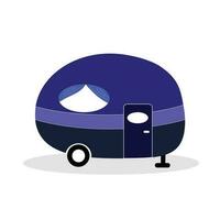 car camp icon. camping car. vector