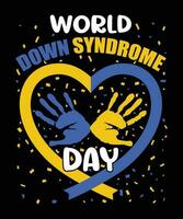 World down syndrome day vector