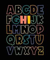 Funny ABCs Hi Kindergarten Alphabet Back To School Teachers Shirt print template, preschool vector