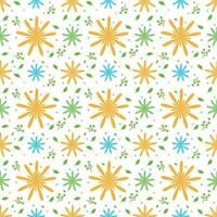 Vector Seamless Floral Pattern Illustration Design EPS Vol-08, Textile Floral Pattern Background, Repeated Pattern, Elegant abstract Patterns, Pattern For Decoration