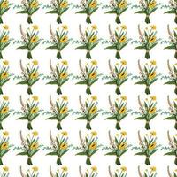 Vector Seamless Floral Pattern Illustration Design EPS Vol-11, Textile Floral Pattern Background, Repeated Pattern, Elegant abstract Patterns, Pattern For Decoration