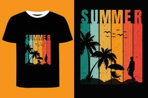 diseño de camiseta de verano. vector