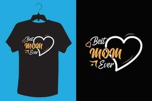 Mom and Dad T shirt design. vector