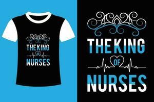 Nurse life t shirt design. vector