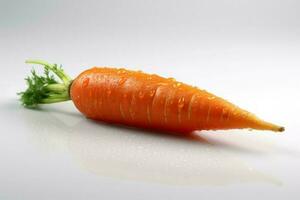 Fresh carrot food. Generate Ai photo