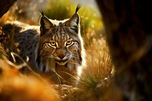 ibérico lince. generar ai foto