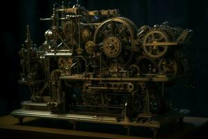 Mechanical machine intricate. Generate Ai photo