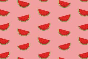 Watermelon Playful Vector Background