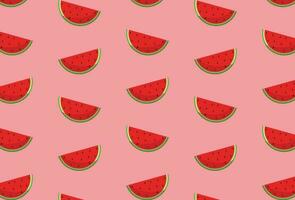 Watermelon Playful Vector Background