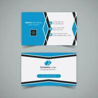 Corporate business print card template vector