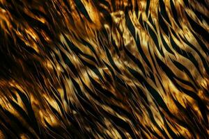 Tiger fur background pattern. Generate Ai photo