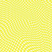 modern zig zag yellow distort pattern on white background vector