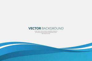 Modern wavy business style background vector