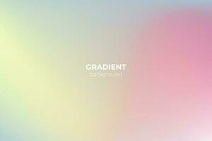 Abstract blurred gradient colorful background vector