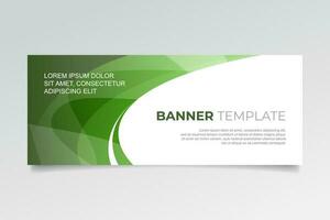 Abstract banner with modern shapes vector