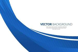 Modern wavy business style background vector