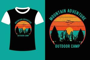 Adventure T-shirt Design. vector