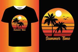 Summer T-shirt Design. vector