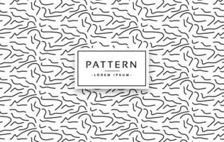 Seamless patterns, abstract organic lines color backgrounds. Biological patterns with black and white lines, irregular squiggle lines and abstract shape texture vector