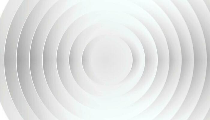 abstract 3d white circle layers background with luxury style, futuristic technology concept. vector illustration
