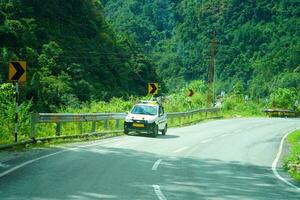 Fresh Nature and Empty Road in East Sikkim photo