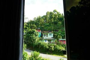 Luxury Hotel View room with Open Window photo