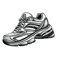 Sneakers - Sports Shoes - Shoes for running -Vector graphic boots vector