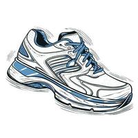 Sneakers - Sports Shoes - Shoes for running -Vector graphic boots vector