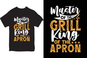 BBQ T-Shirt design,  Funny BBQ T shirt Design, Father's Day typography BBQ shirts designs vector