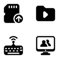 Web Ui Glyph Vector Icons