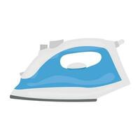 A water iron with button on it to spoof water drizzles commemorating for steam iron icon vector