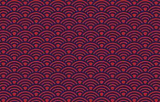 flat design vector japanese pattern style
