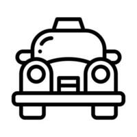 Taxi línea estilo icono, vector icono lata ser usado para móvil, ui, web