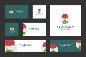 Minimalist Line Art Flower Logo Pack vector