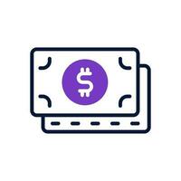 money icon for your website, mobile, presentation, and logo design. vector