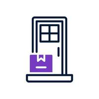 door delivery icon for your website, mobile, presentation, and logo design. vector