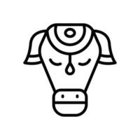 vaca icono para tu sitio web, móvil, presentación, y logo diseño. vector