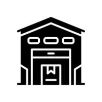 warehouse icon for your website, mobile, presentation, and logo design. vector
