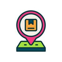 location icon for your website, mobile, presentation, and logo design. vector