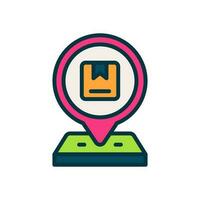 location icon for your website, mobile, presentation, and logo design. vector