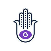 hamsa icon for your website, mobile, presentation, and logo design. vector