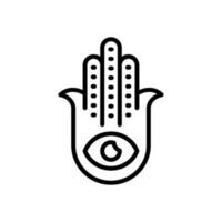 hamsa icono para tu sitio web, móvil, presentación, y logo diseño. vector