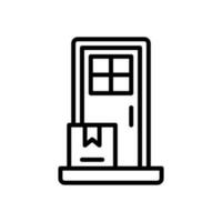 door delivery icon for your website, mobile, presentation, and logo design. vector